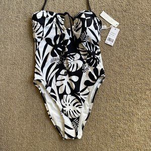 Sunshine 79 Black and White Swimsuit Size 6